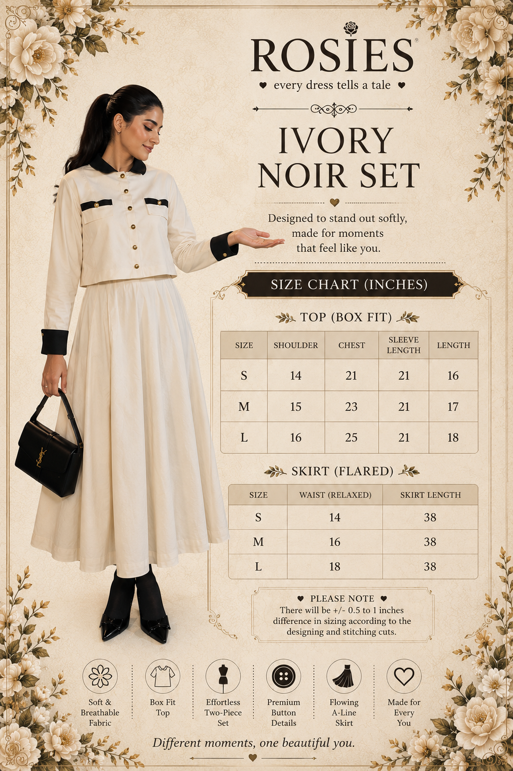 Ivory Noir Set