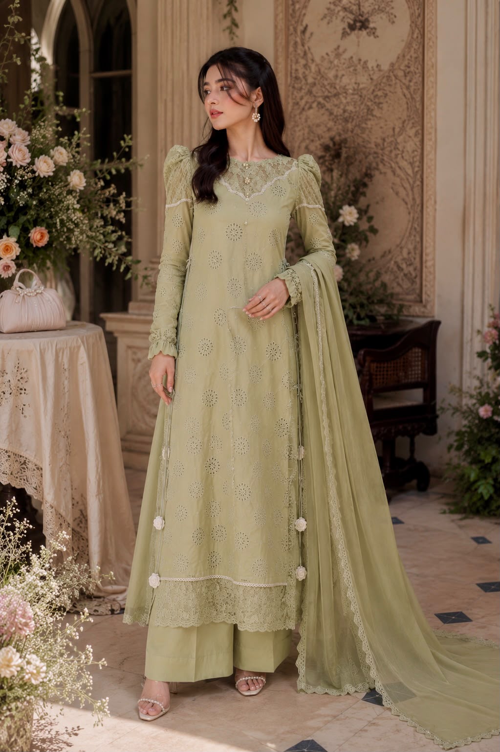 Pistachio Bloom 3pc