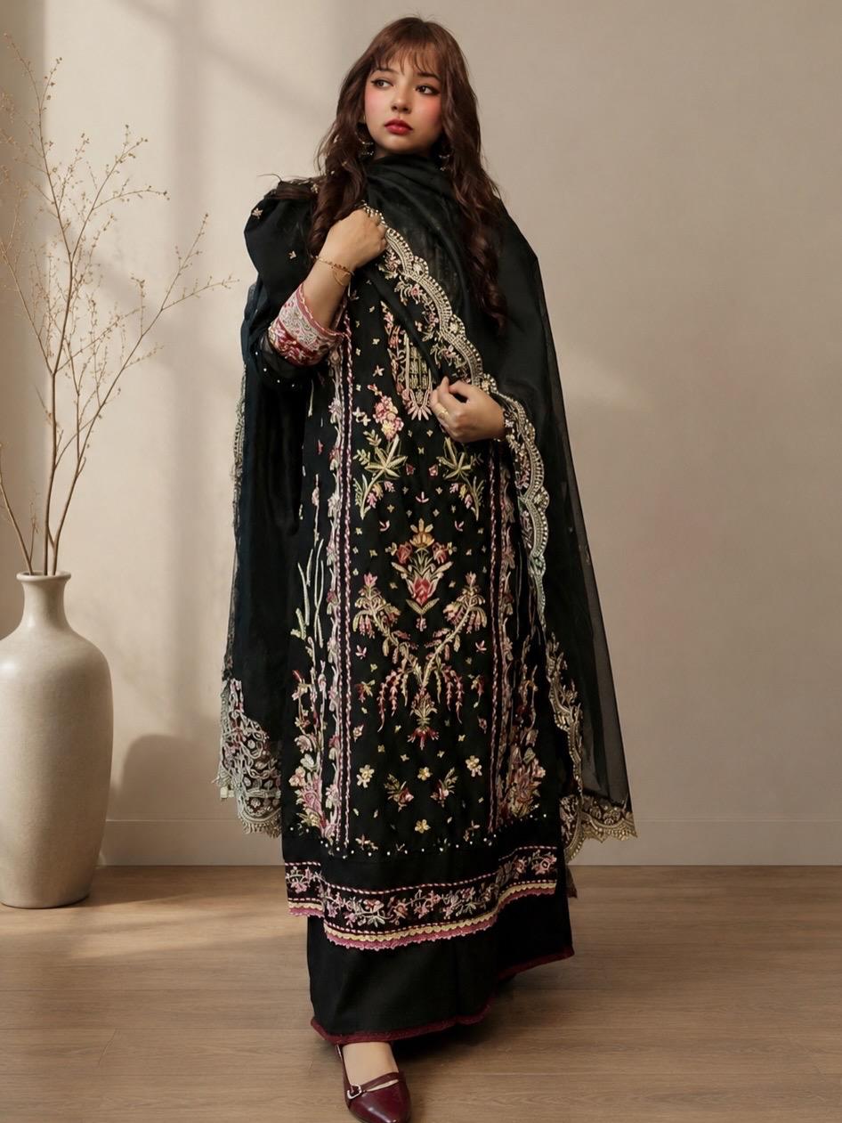Mehak - 3 Piece Embroidered Set