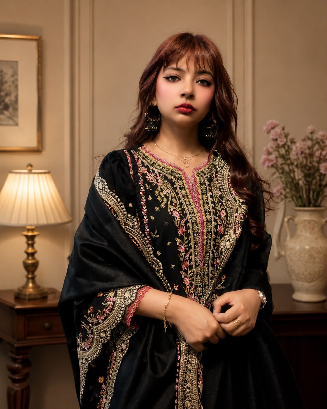 Mehak - 3 Piece Embroidered Set