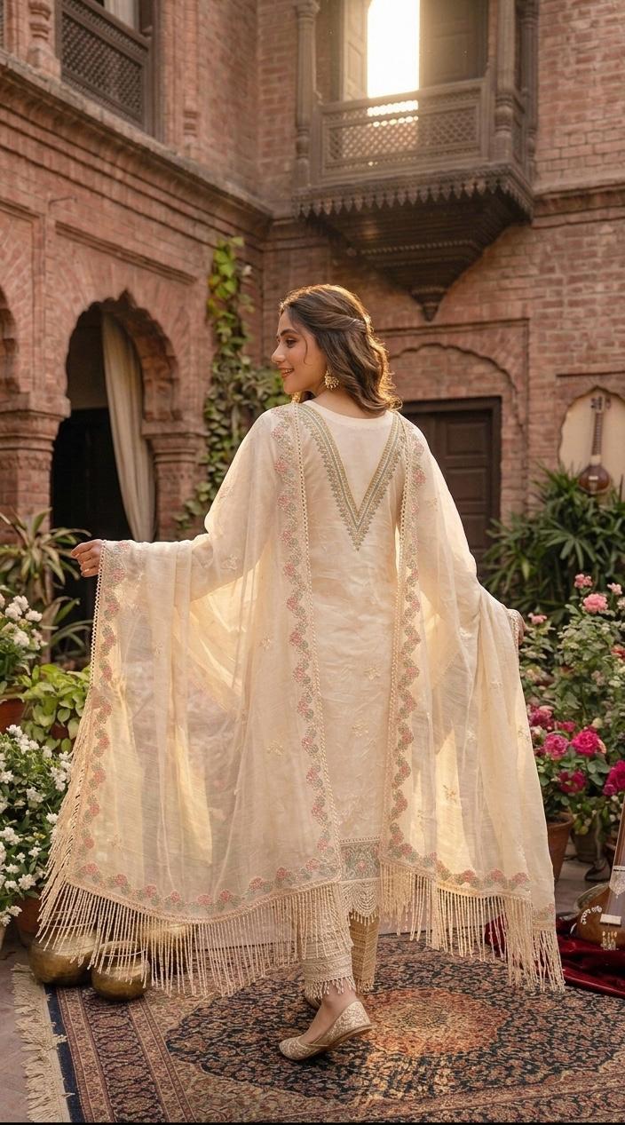 Noor e Sehar - 3 Piece Embroidered Set